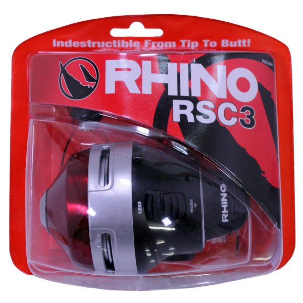 Rhino Spincast Reel, Size 3, 2.9:1 Gear Ratio, 17″ Retrieve Rate, Ambidextrous