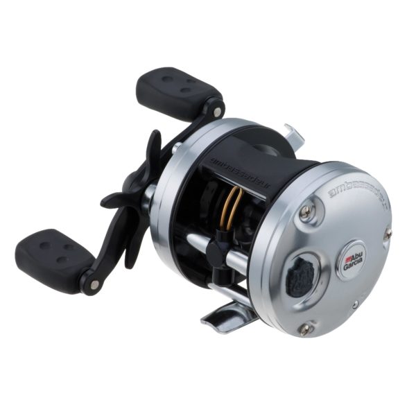 Ambassadeur C3 Baitcast Round Reel – 5500, 5.3:1 Gear Ratio, 4 Bearings, 26″ Retrieve Rate, 15 lb Max Drag, RH