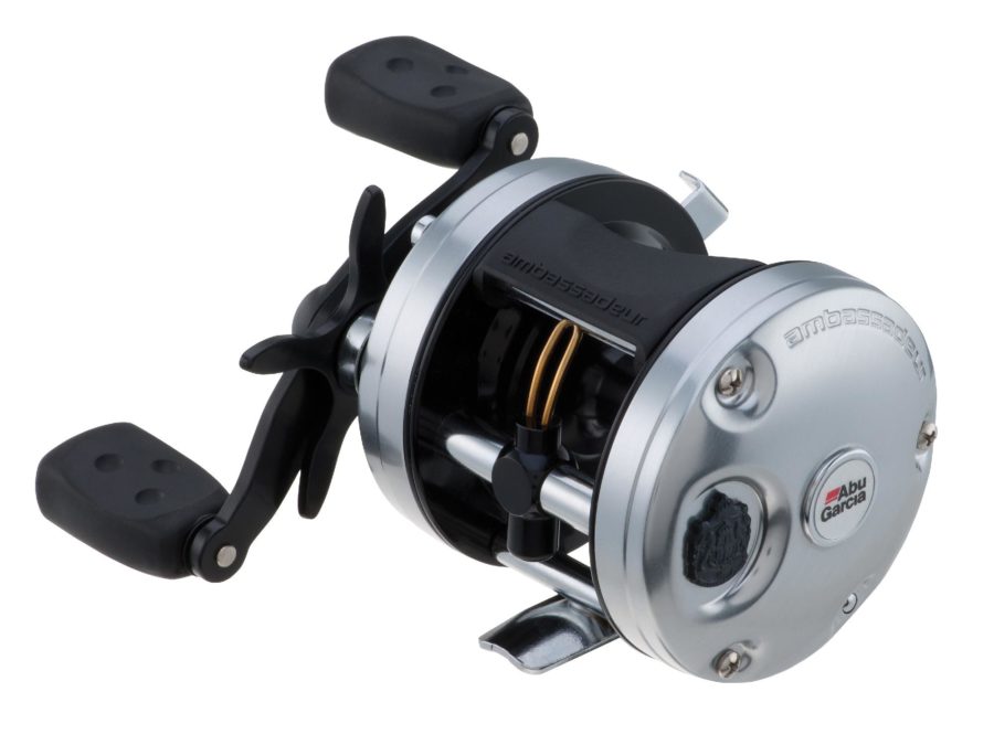 Ambassadeur C3 Baitcast Round Reel – 5500, 5.3:1 Gear Ratio, 4 Bearings, 26″ Retrieve Rate, 15 lb Max Drag, RH