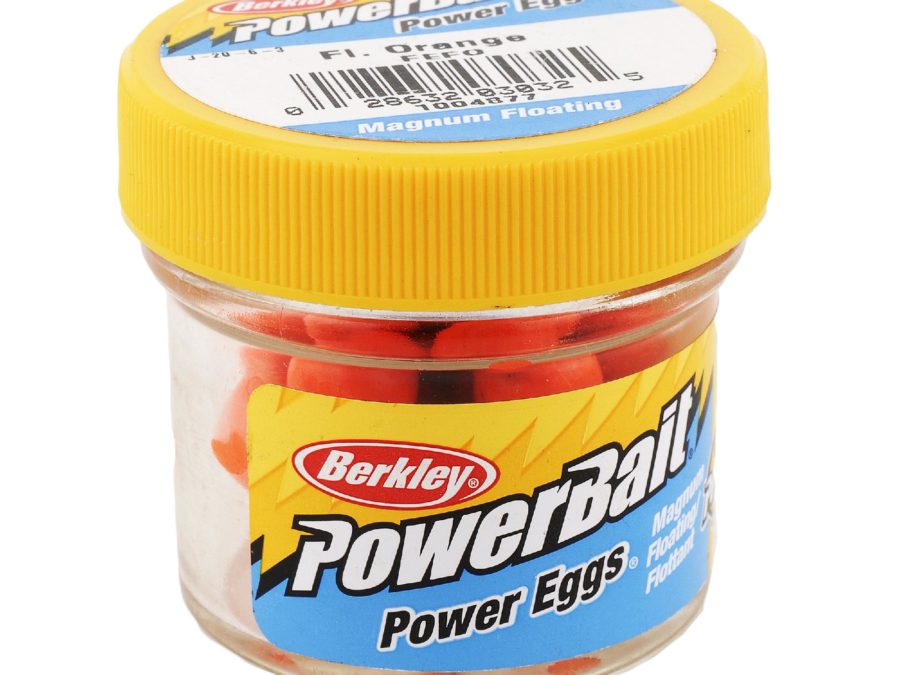 PowerBait Power Eggs Floating Magnum Soft Bait – Original Scent, Fluorescent Orange