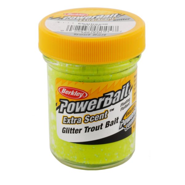 PowerBait Glitter Trout Dough Bait – Chartreuse