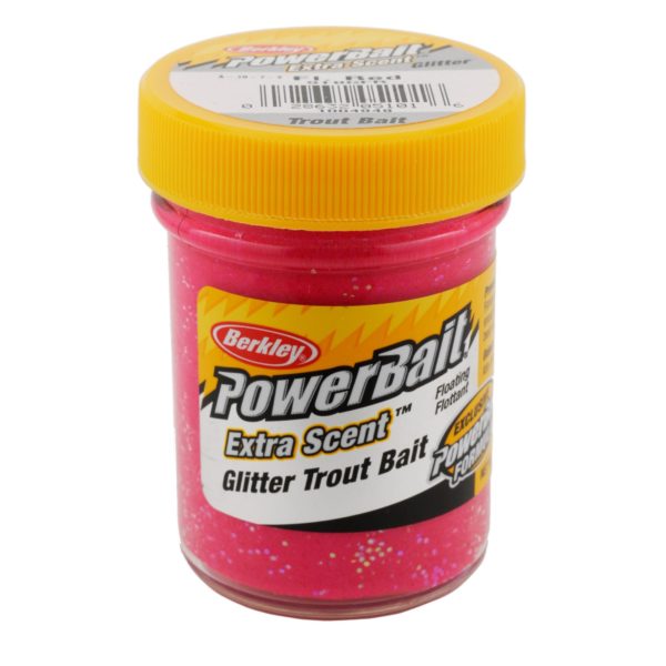 PowerBait Glitter Trout Dough Bait – Fluorescent Red