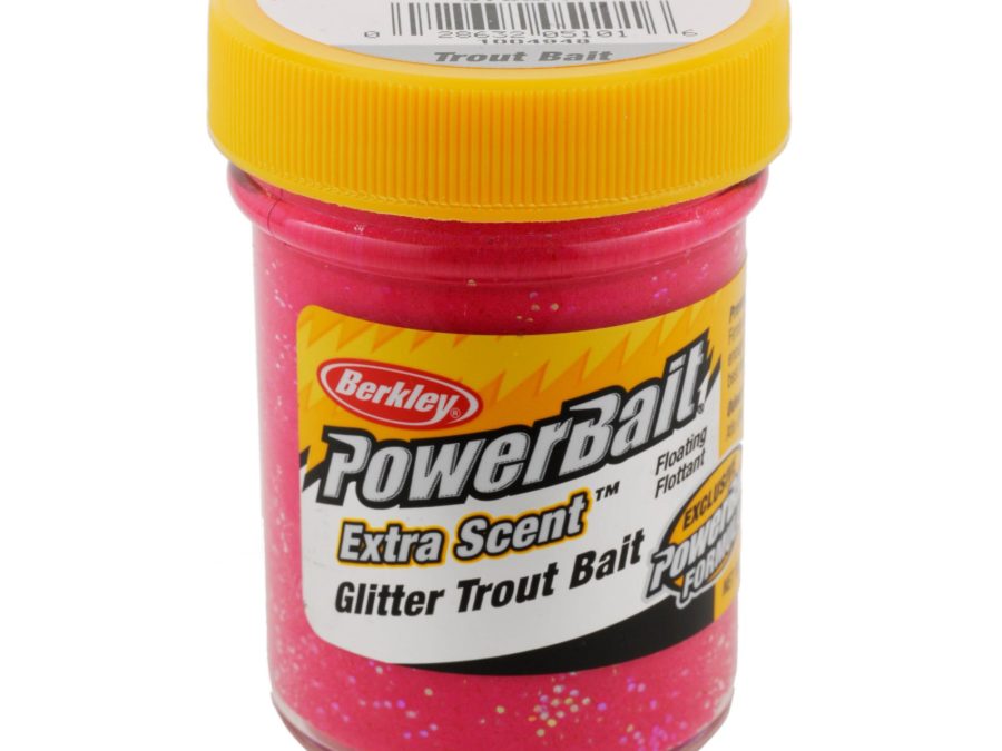 PowerBait Glitter Trout Dough Bait – Fluorescent Red
