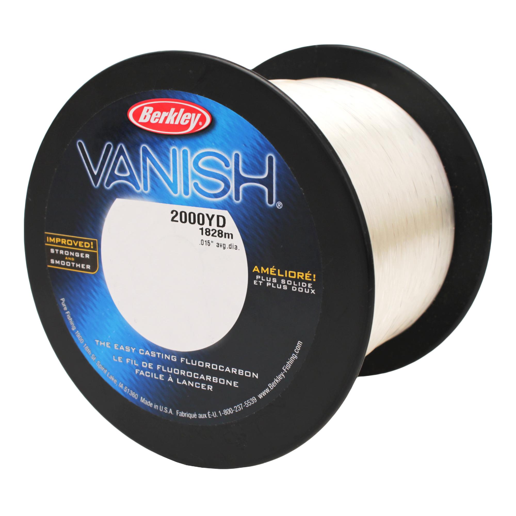 Vanish Fluorocarbon Line Spool 2000 Yards, 0.013″ Diameter, 14 lb