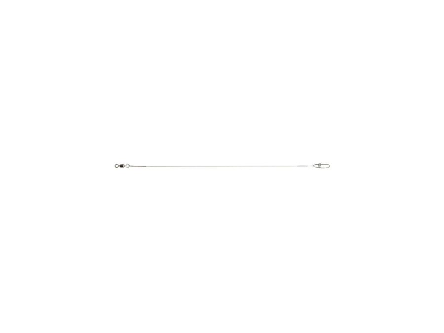 Wire-Wound Steelon Leaders – 12″ Length, 45 lb Line Tested, Bright, Per 3