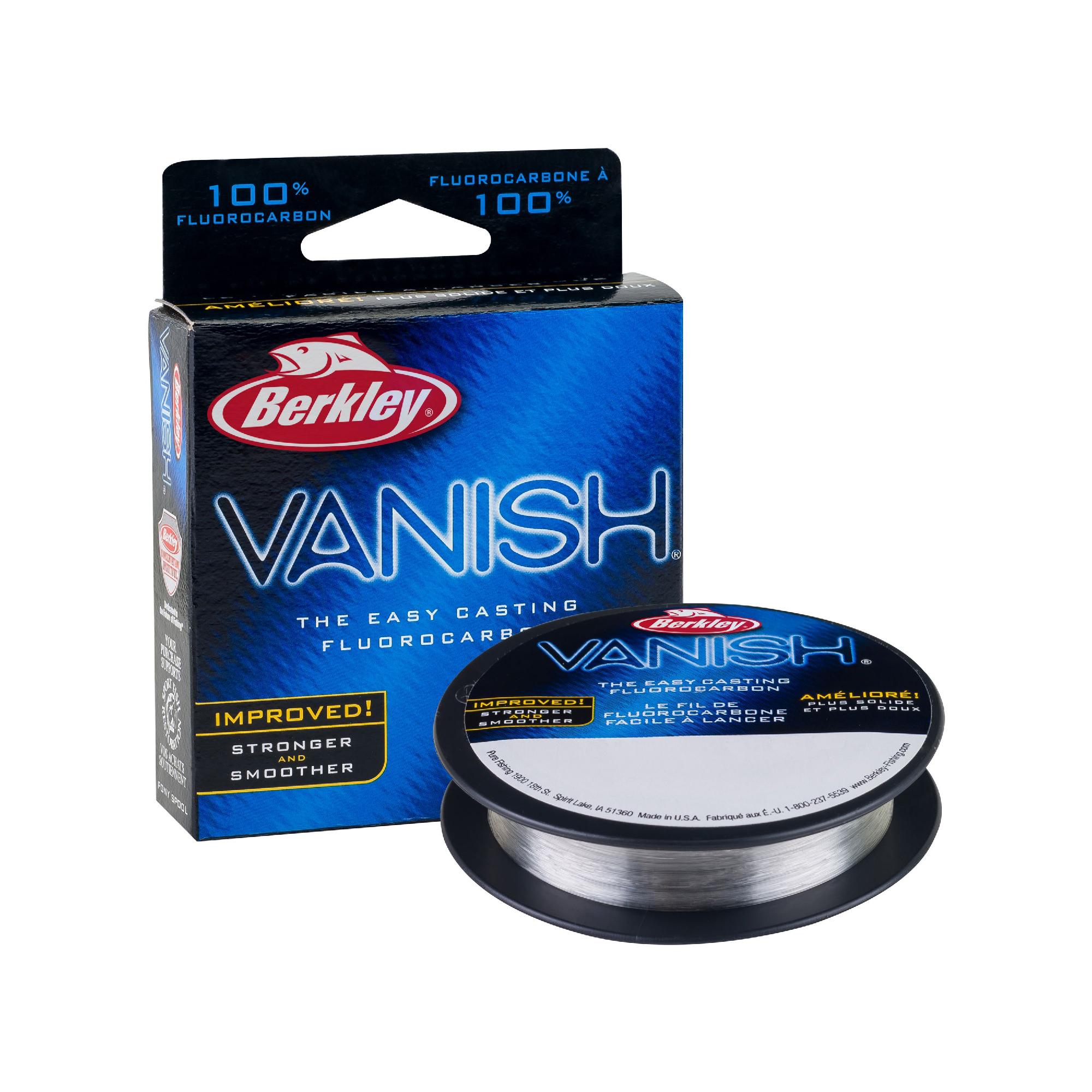 Vanish Fluorocarbon Line Spool 110 Yards, 0.007″ Diameter, 4 lb