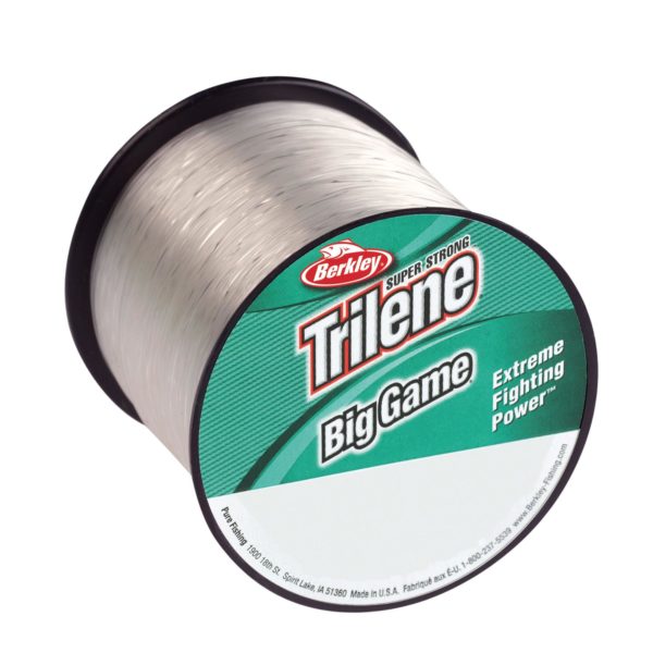 Trilene Big Game Monofilament Line Spool – 595 Yards, 0.019″ Diameter, 25 lb Breaking Strength, Clear
