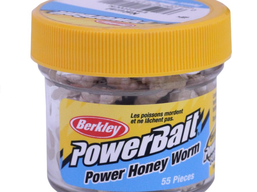 PowerBait Power Honey Worm Soft Bait – 1″ Length, Natural, Per 55