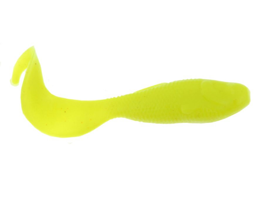 Gulp! Minnow Grub Soft Bait – 2″ Length, Chartreuse, Per 20