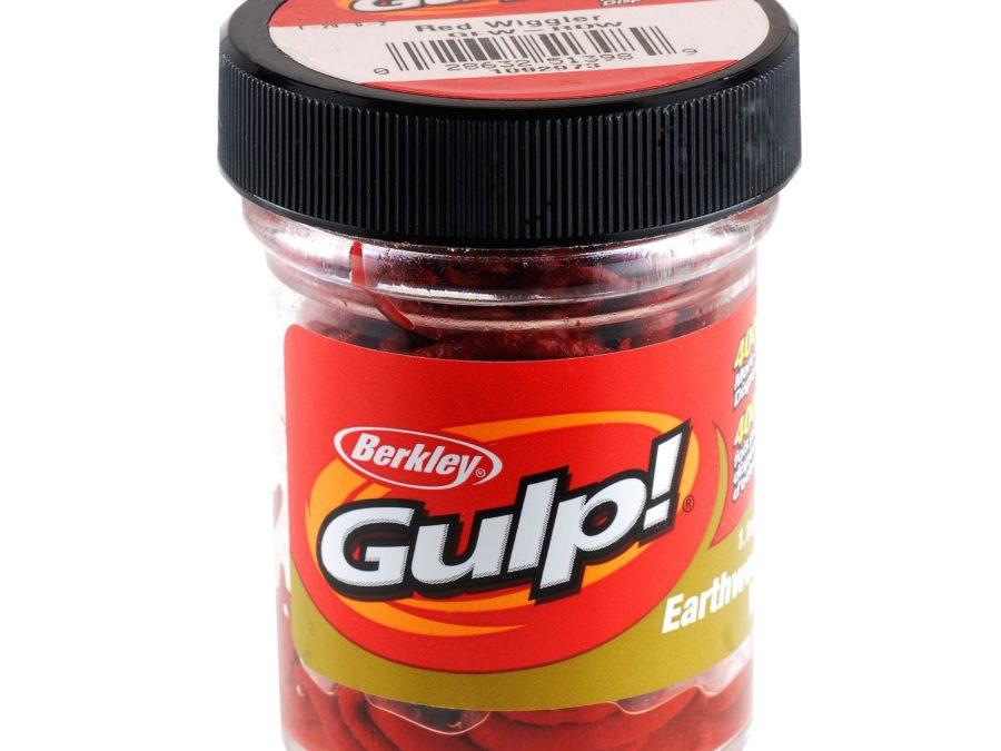 Gulp! Earthworm Soft Bait – 4″ Length, Red Wiggler