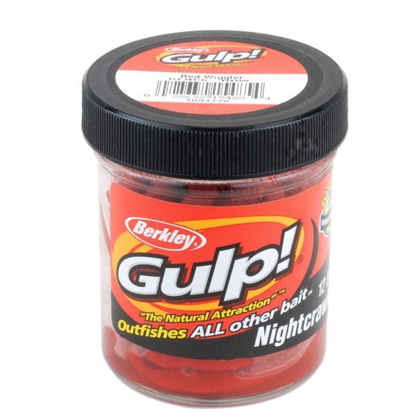 Gulp! Extruded Nightcrawler Soft Bait – 6″ Length, Red Wiggler