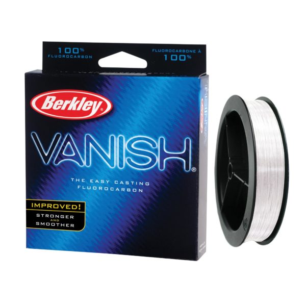 Vanish Leader Material Fluorocarbon Wrist Line Spool – 30 Yards, 0.036″ Diameter, 80 lb Breaking Strength, Clear
