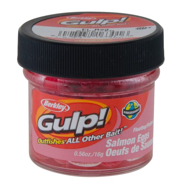 Floating Salmon Eggs Soft Bait – Fluorescent Red