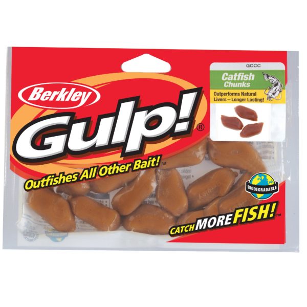 Gulp! Catfish Bait Chunks Soft Bait – Liver