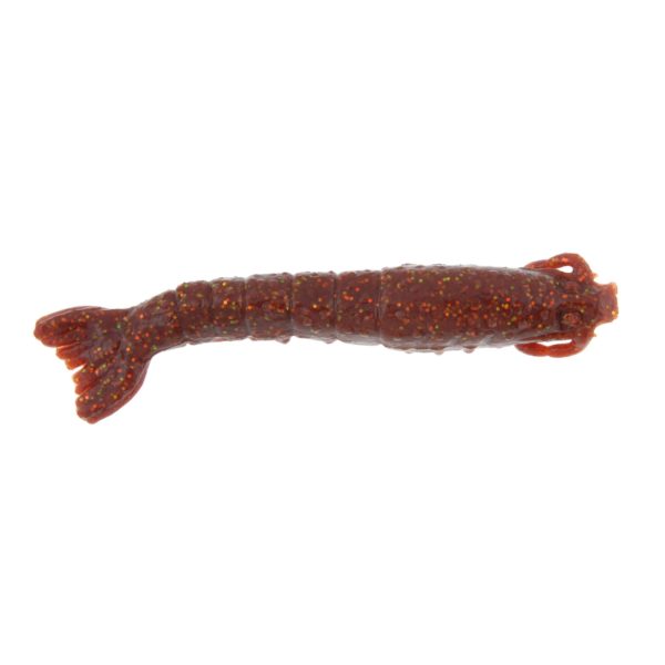 Gulp! Shrimp Soft Bait - 3" Length, Root Beer Gold, Per 6 Gulp! Shrimp Soft Bait – 3″ Length, Root Beer Gold, Per 6