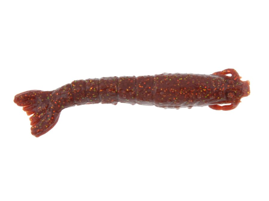 Gulp! Shrimp Soft Bait – 3″ Length, Root Beer Gold, Per 6