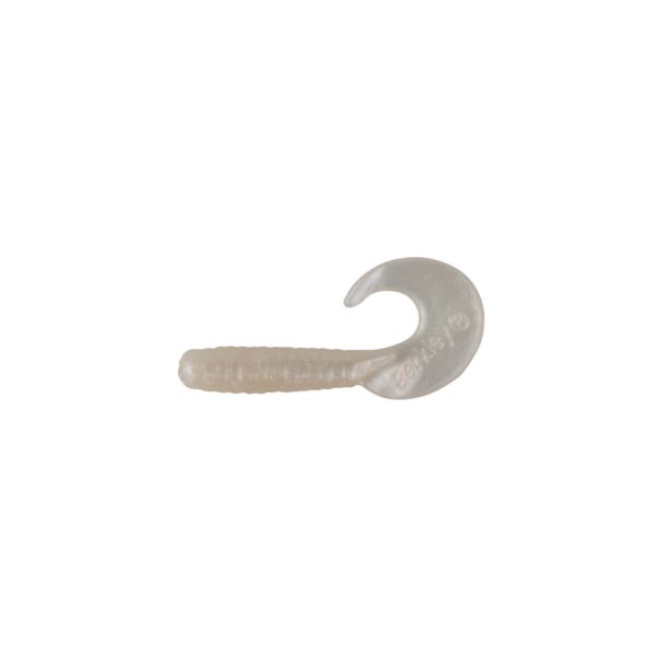 Gulp! Jigging Grub Soft Bait – 3″ Length, Pearl White, Per 11