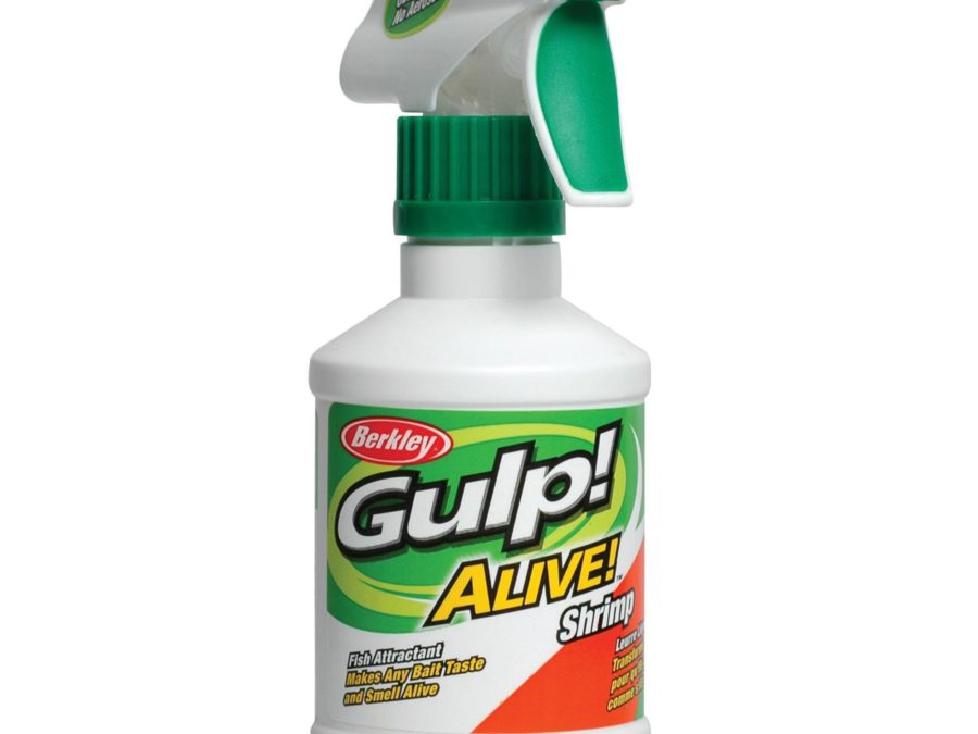 Gulp! Alive! Spray Attractant – Shrimp Crevette, 8 oz Spray Bottle