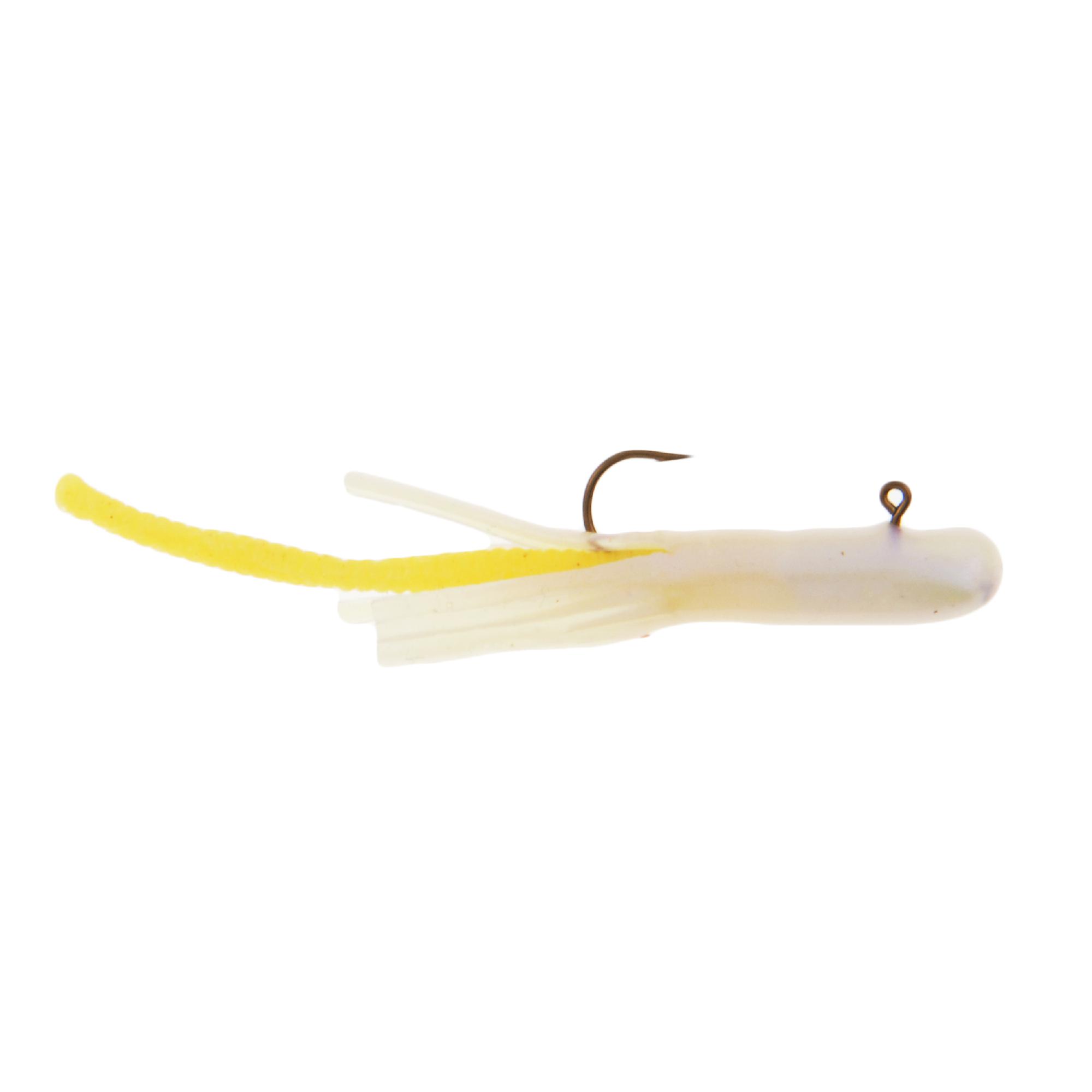 Berkley PowerBait Pre-Rigged Atomic Tubes - White Chartreuse 1/16 Oz Fishing Lures - View #4