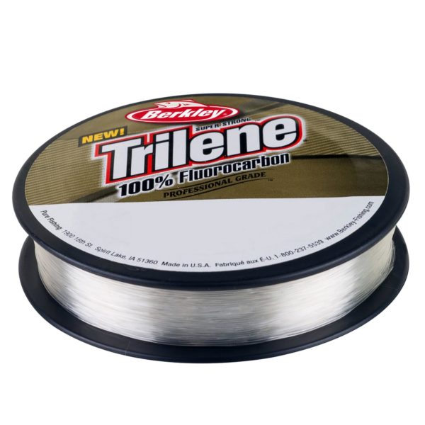 Trilene 100% Fluorocarbon Professional Grade Line Spool – 110 Yards, 0.007″ Diameter, 4 lbs, Breaking Strength, Clear
