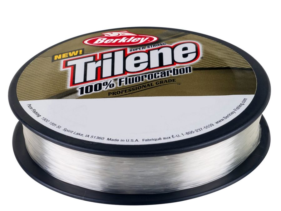Trilene 100% Fluorocarbon Professional Grade Line Spool – 110 Yards, 0.007″ Diameter, 4 lbs, Breaking Strength, Clear