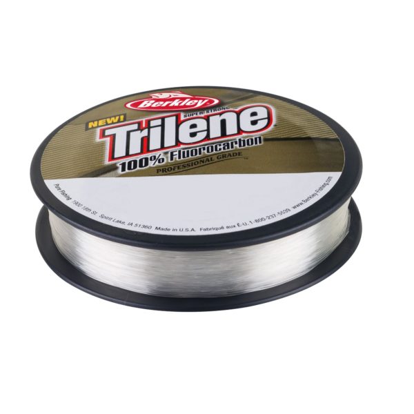 Trilene 100% Fluorocarbon Professional Grade Line Spool – 110 Yards, 0.013″ Diameter, 12 lbs, Breaking Strength, Clear