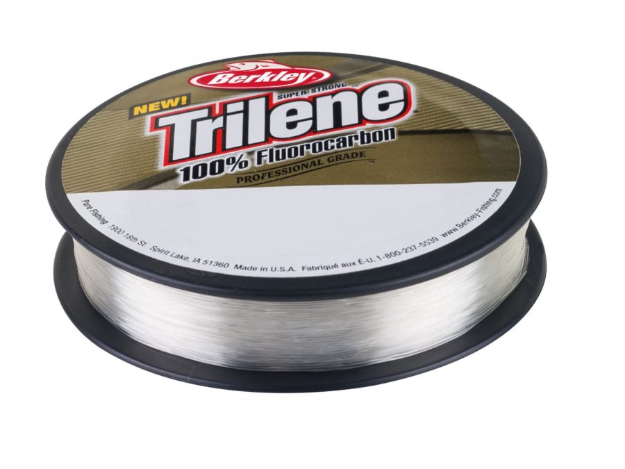 Trilene 100% Fluorocarbon Professional Grade Line Spool – 110 Yards, 0.013″ Diameter, 12 lbs, Breaking Strength, Clear