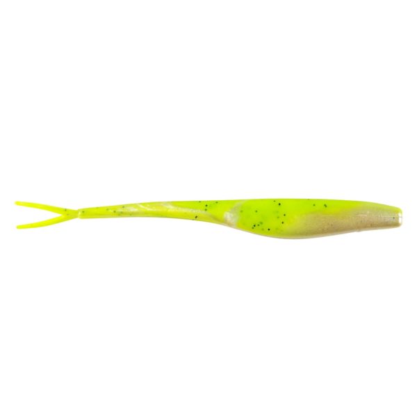 Gulp! Alive! Jerk Shad Soft Bait – 5″ Length, Chartreuse Pepper Neon