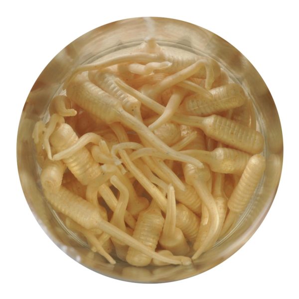 Gulp! Alive! Fish Fry Soft Bait – 1″ Length, Luma Glow