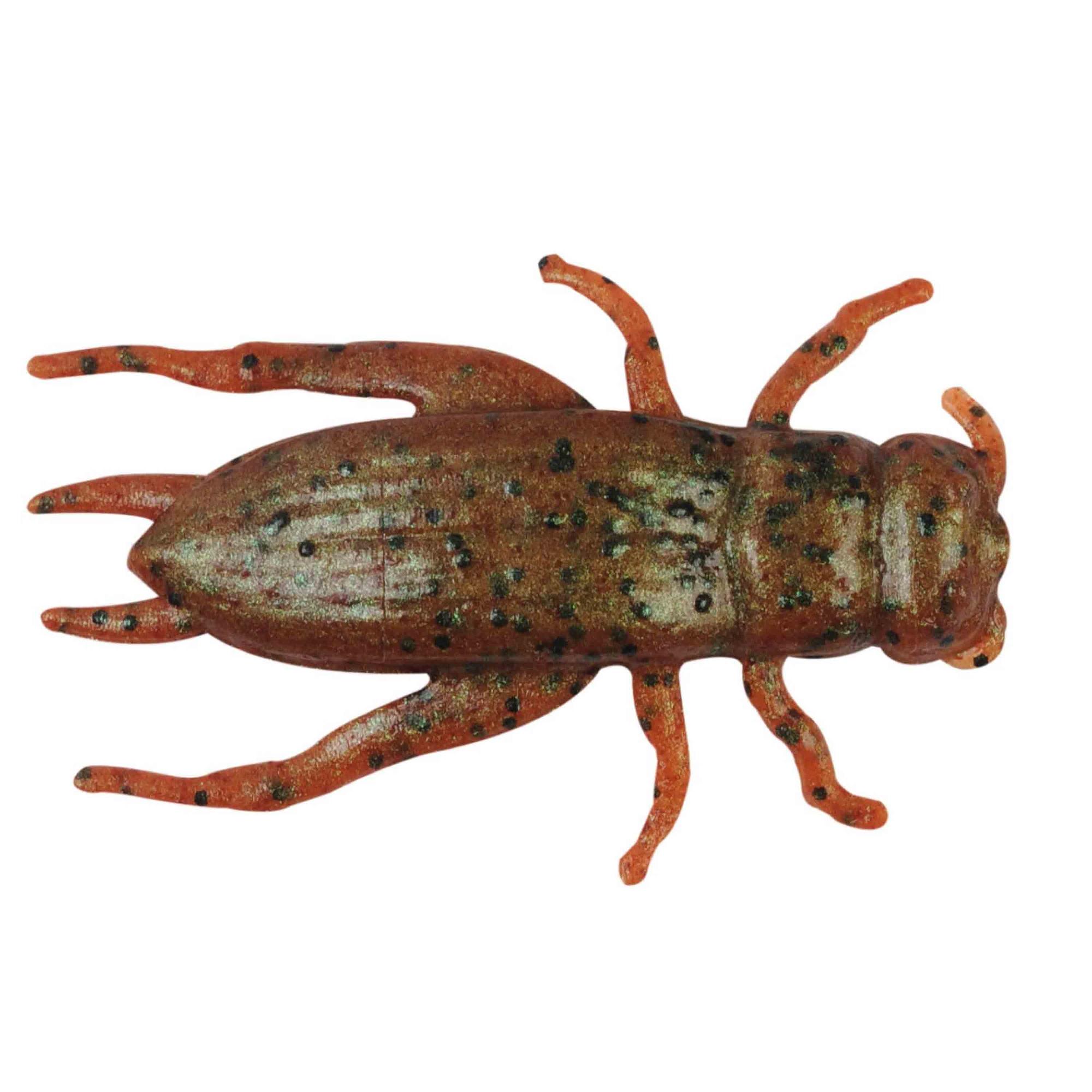 Gulp! Alive! Cricket Soft Bait 1″ Length, Breen