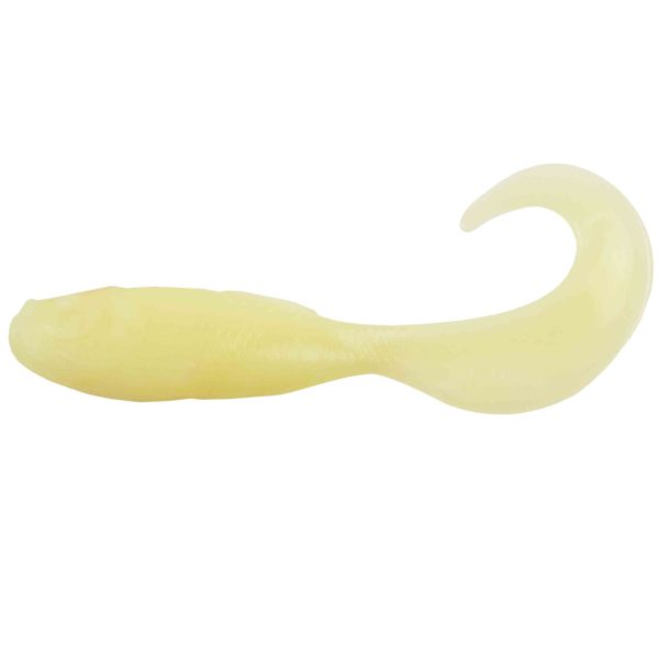 Gulp! Swimming Mullet Soft Bait - 6" Length, Glow, Per 3 Gulp! Swimming Mullet Soft Bait – 6″ Length, Glow, Per 3