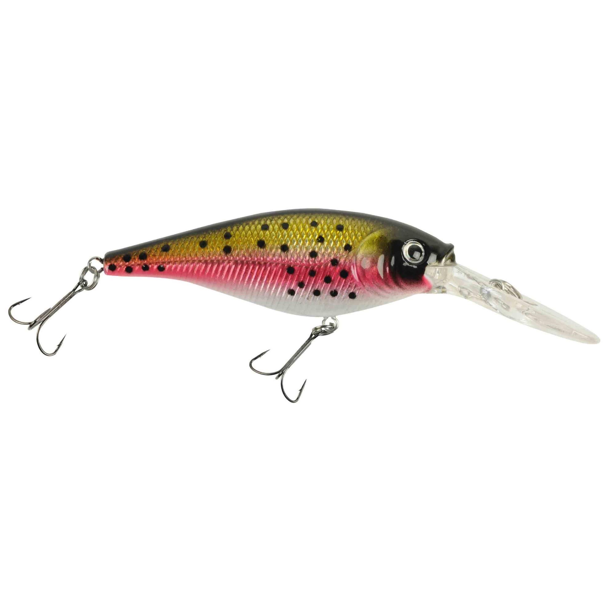 Flicker Shad Hard Bait 2 34″ Length, 11’13’ Swimming Depth, 2 Hooks