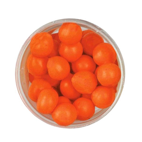 PowerBait Power Eggs Floating Magnum Soft Bait – Garlic Scent-Flavor, Fluorescent Orange