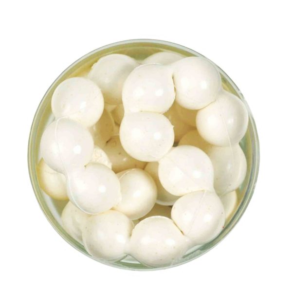 PowerBait Power Eggs Floating Magnum Soft Bait – Garlic Scent-Flavor, Fluorescent White