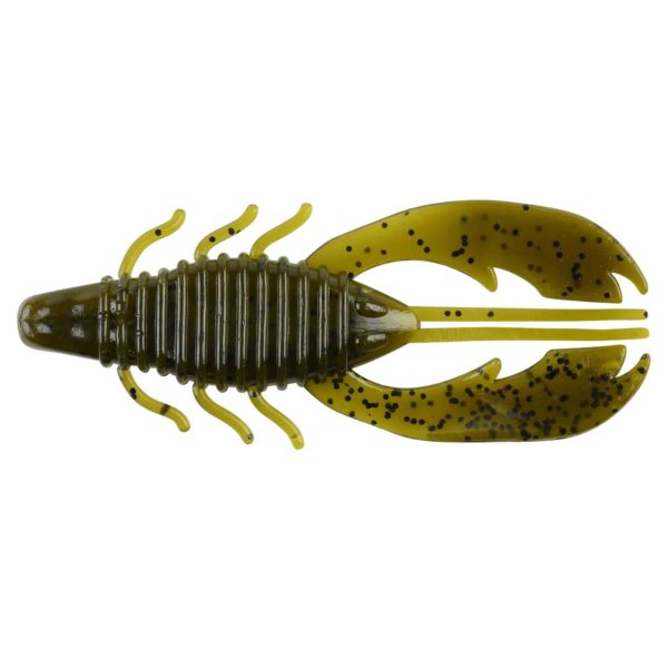 Havoc Craw Fatty Soft Bait – 4″ Length, Green Pumpkin, Per 8