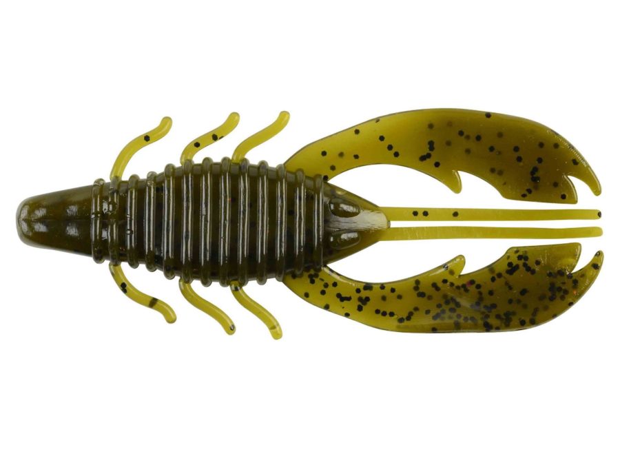 Havoc Craw Fatty Soft Bait – 4″ Length, Green Pumpkin, Per 8