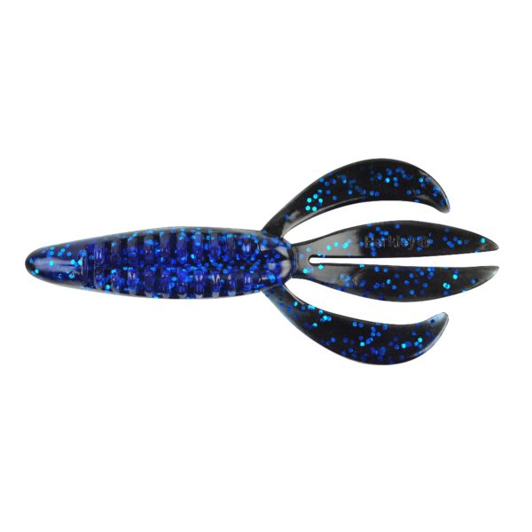 Havoc Pit Boss Soft Bait – 4″ Length, Black-Blue, Per 8