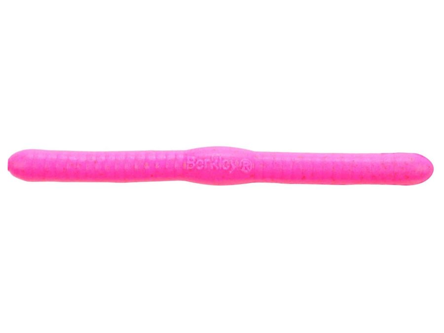 Gulp! Fat Floating Trout Worm Soft Bait – 2″ Length, Bubblegum, Per 10