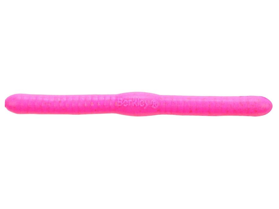 Gulp! Fat Floating Trout Worm Soft Bait – 2″ Length, Bubblegum, Per 10