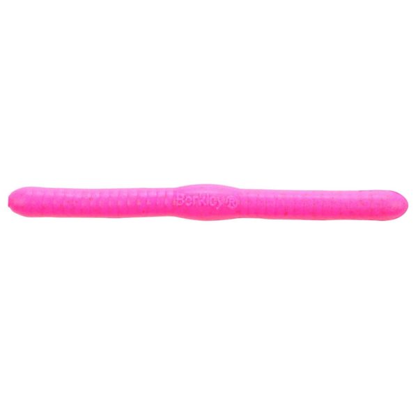 Gulp! Alive! Fat Floating Trout Worm Soft Bait – 2″ Length, Bubblegum