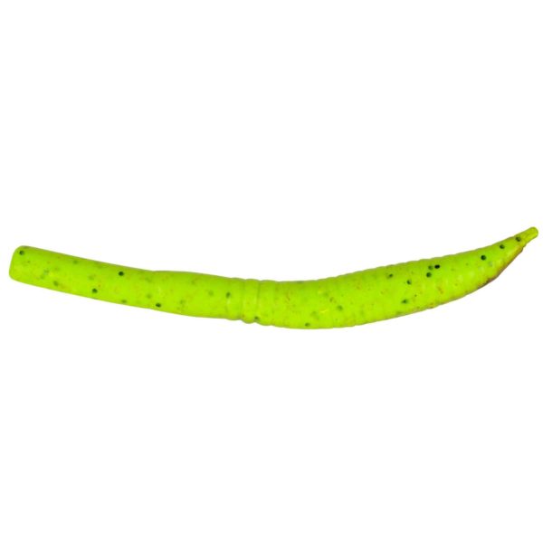 Gulp! Killer Crawler Soft Bait – 3″ Length, Dark Crawler-Chartreuse Pepper, Per 10