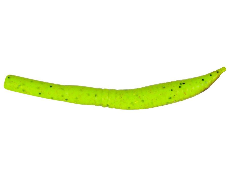 Gulp! Killer Crawler Soft Bait – 3″ Length, Dark Crawler-Chartreuse Pepper, Per 10