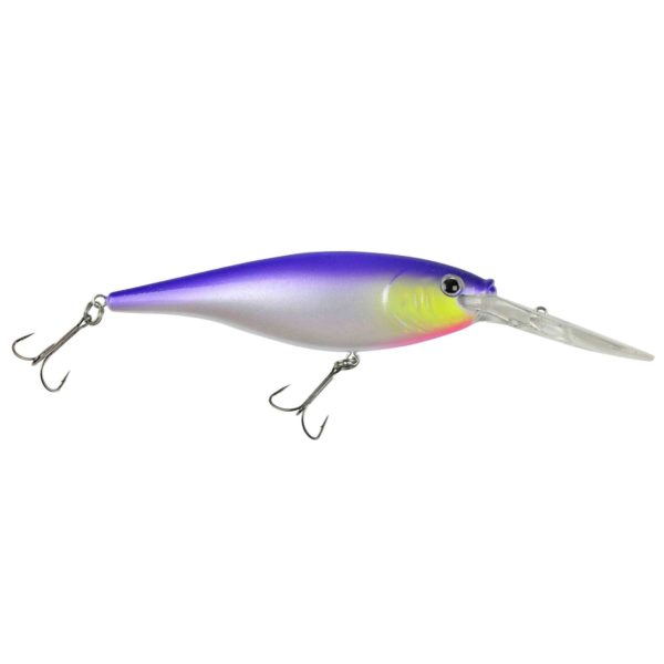 Flicker Shad Hard Bait – 3 1-2″ Length, 11′-13′ Swimming Depth, 2 Hooks, Uncle Rico, Per 1
