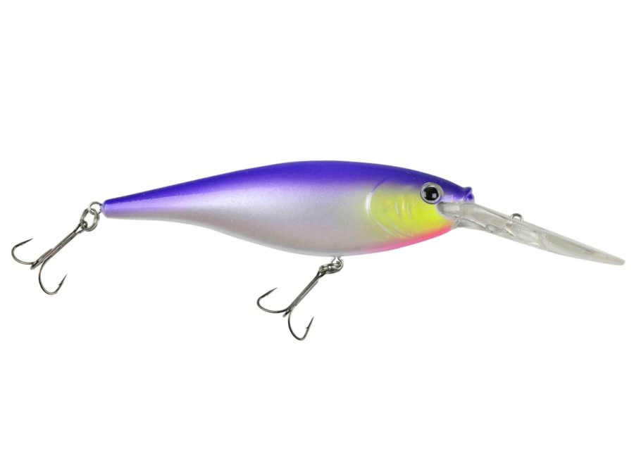 Flicker Shad Hard Bait – 3 1-2″ Length, 11′-13′ Swimming Depth, 2 Hooks, Uncle Rico, Per 1