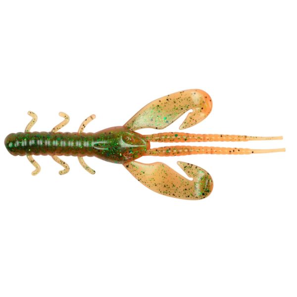 Havoc Rocket Craw Soft Bait - 4" Length, Perfection Green Fleck, per 8 Havoc Rocket Craw Soft Bait – 4″ Length, Perfection Green Fleck, per 8