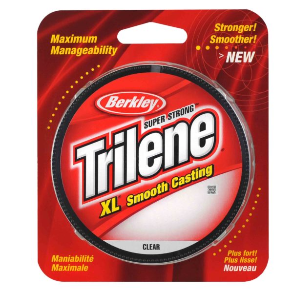 Trilene XL Monofilament Line Spool – 300 Yards, 0.015″ Diameter, 17 lb Breaking Strength, Clear