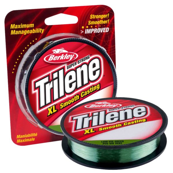 Trilene XL Monofilament Line Spool – 330 Yards, 0.009″ Diameter, 6 lb Breaking Strength, Low Vis Green