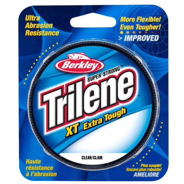 Trilene XT  Monofilament Line Spool – 330 Yards, 0.010″ Diameter, 6 lb Breaking Strength, Clear