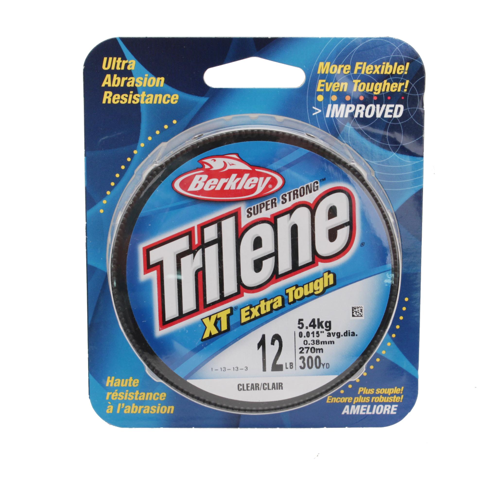 Trilene XT Monofilament Line Spool 300 Yards, 0.015″ Diameter, 12 lb