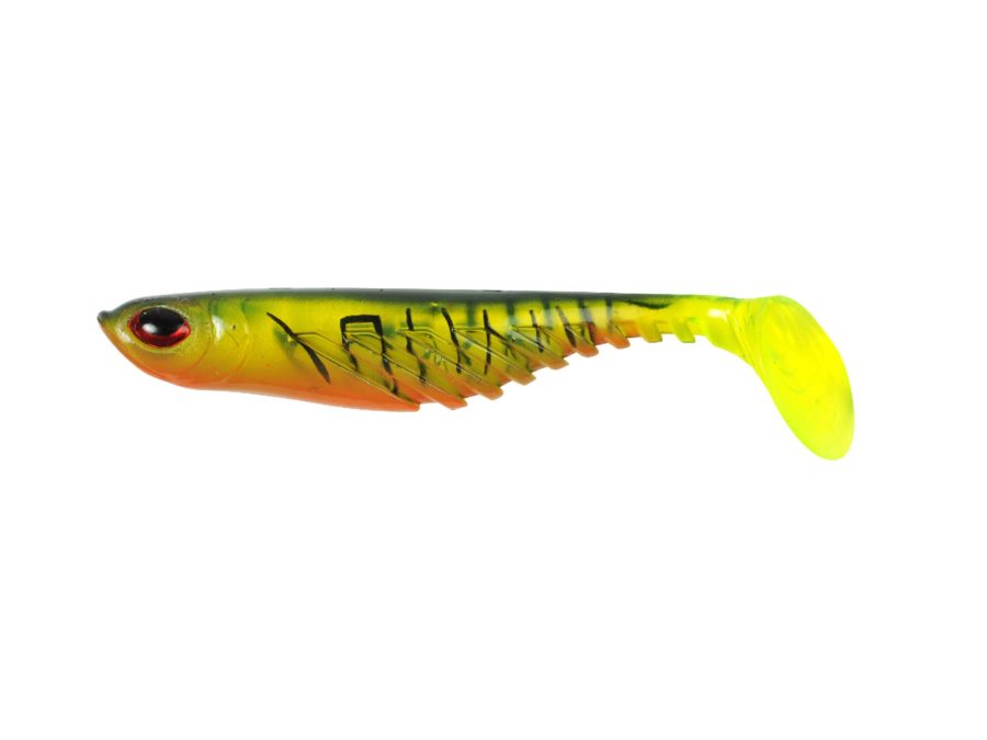 PowerBait Ripple Shad Soft Bait – 3 1-2″ Length, Firetiger, Per 7